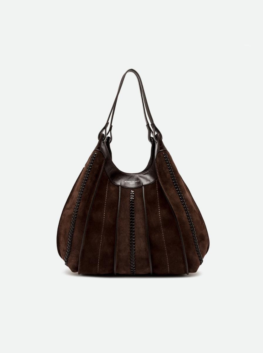 Tasche Dua Veloursleder