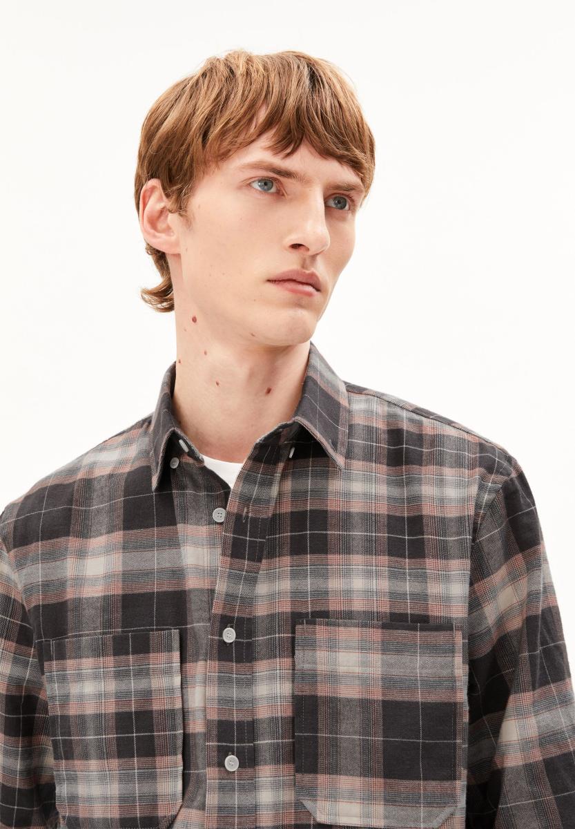 Herren PATCHWORK LANGARMHEMD