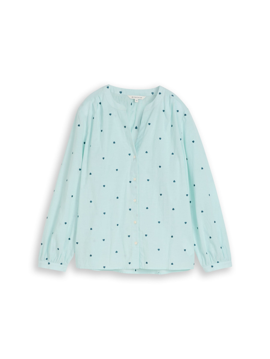 Chambray-Bluse