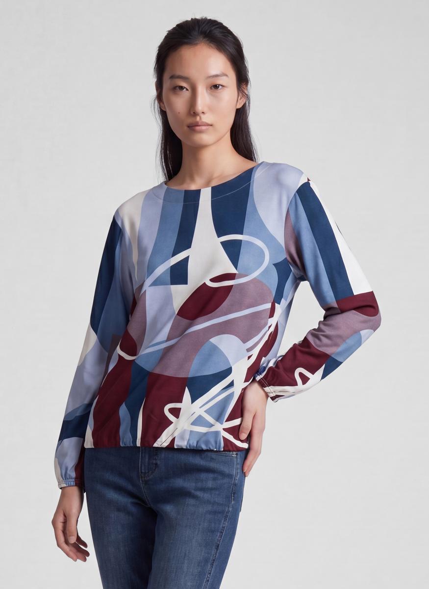 Damen Langarmshirt Cafe Paris
