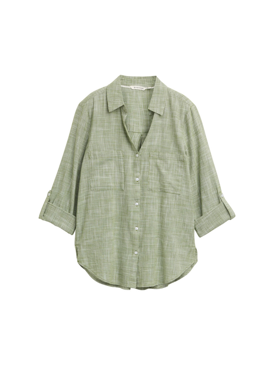 Bluse mit Brusttaschen
