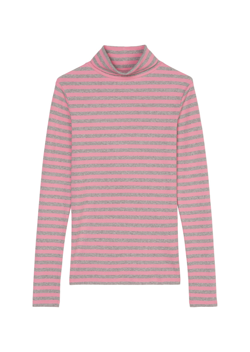 Damen Rollkragen-Longsleeve