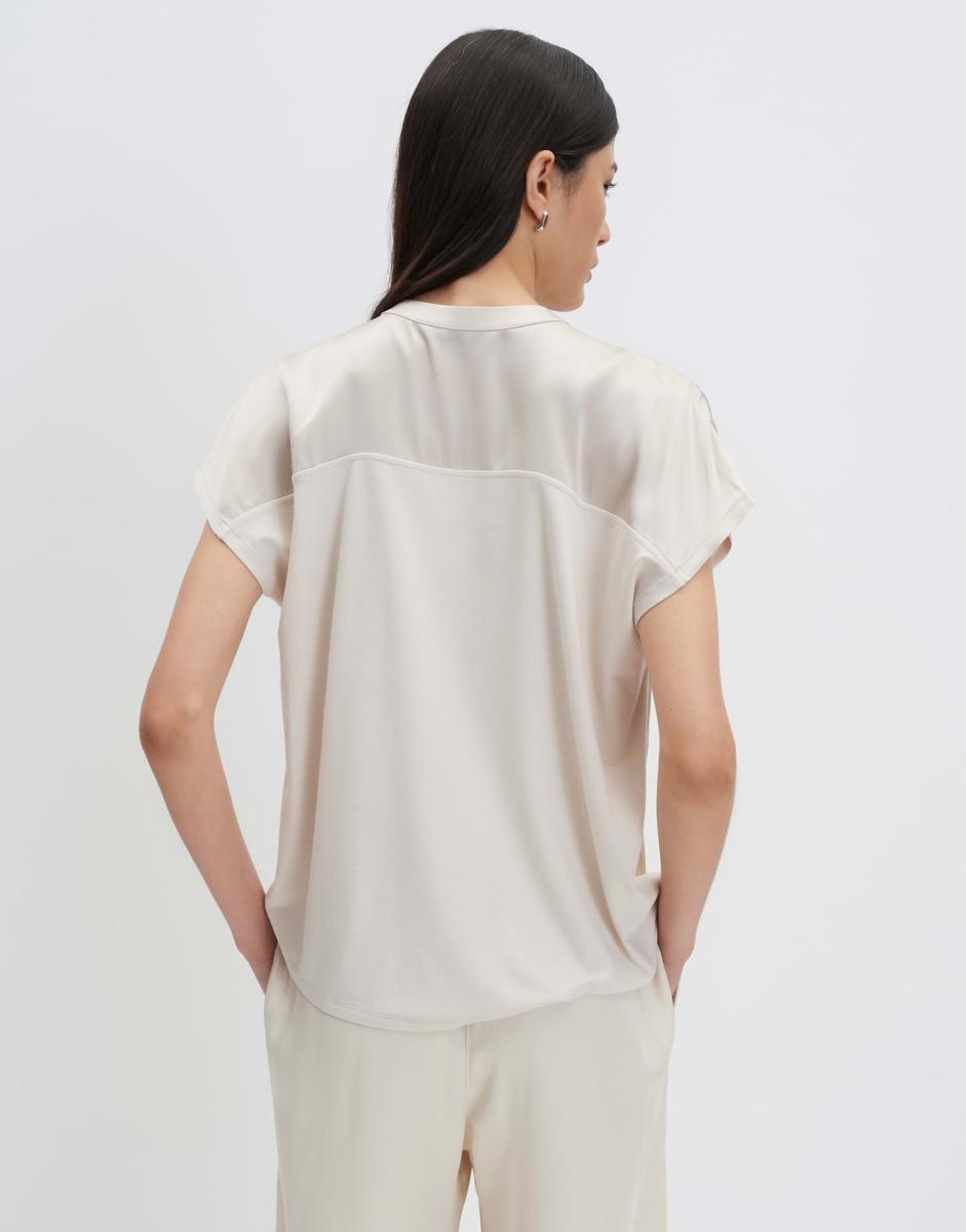 Damen Jerseyshirt Koralie detail