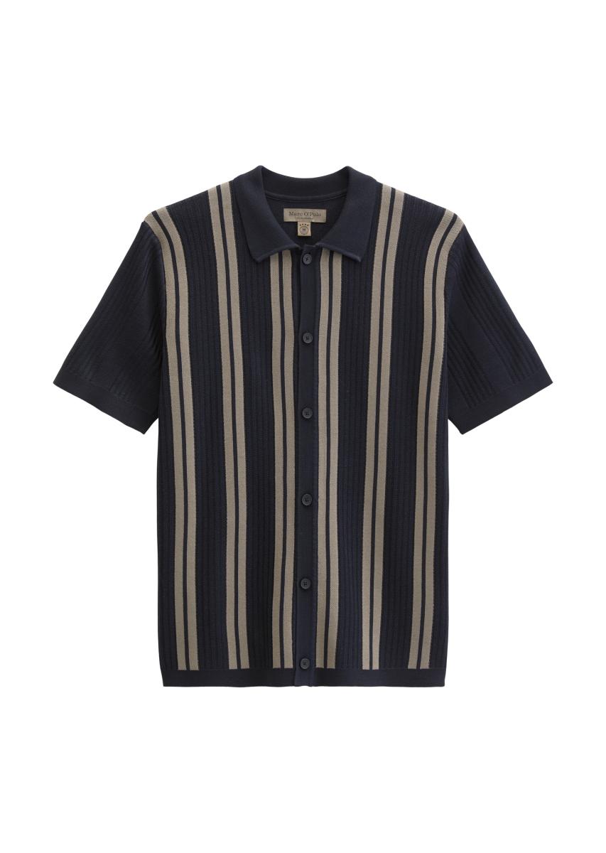 Herren Kurzarm-Feinstrickshirt DFB Travel Collection