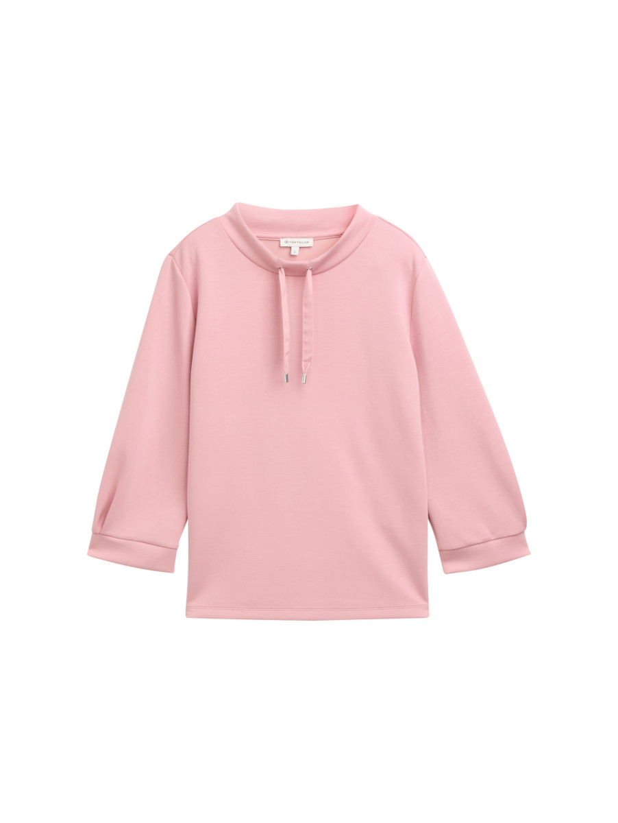 Damen Langarmshirt mit Kordelzug