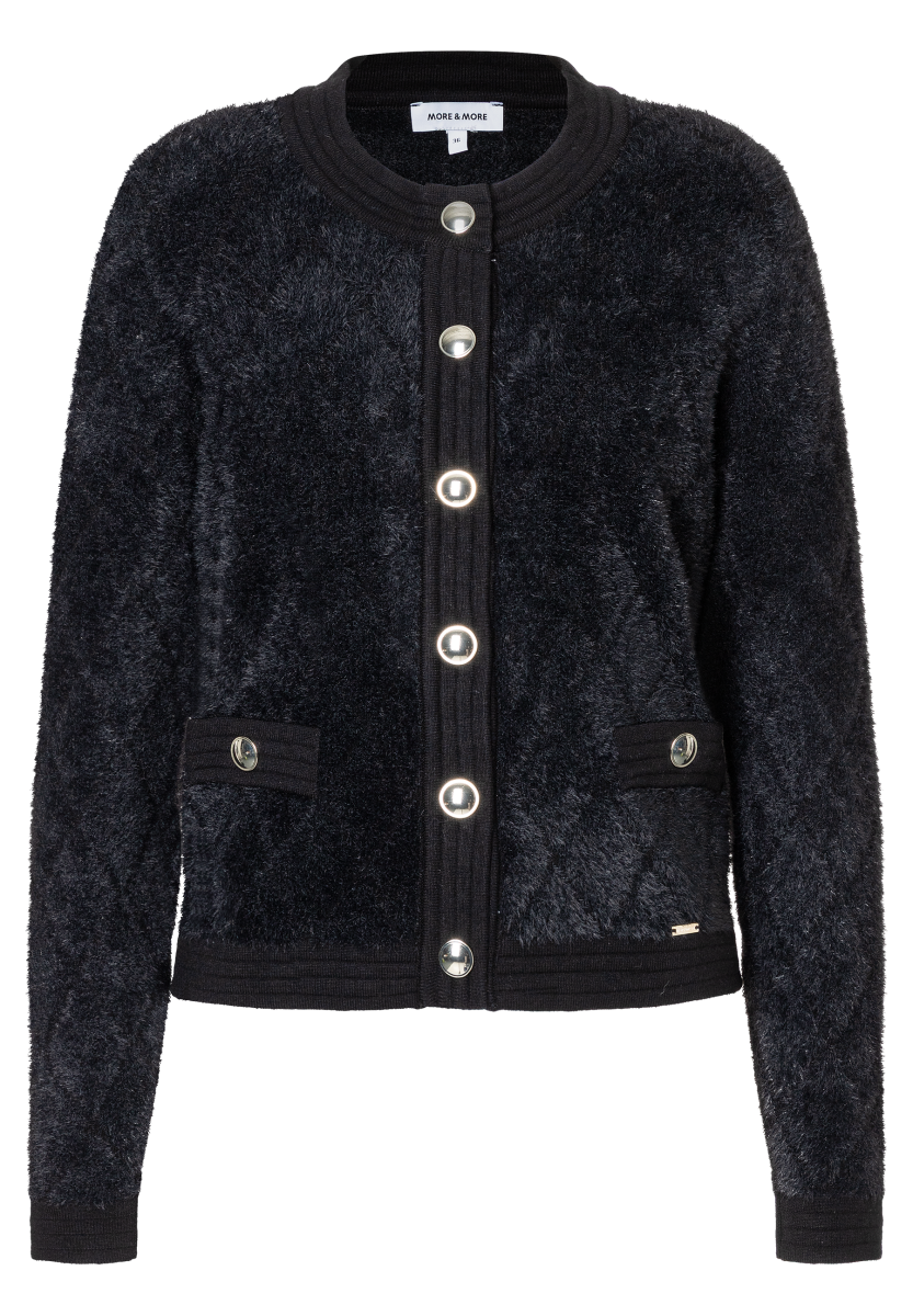 Damen Cardigan mit dekorativen Knöpfen