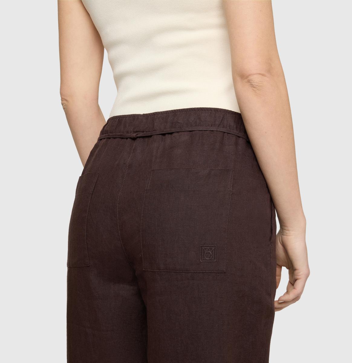Damen Leinenhose Chiara Belt