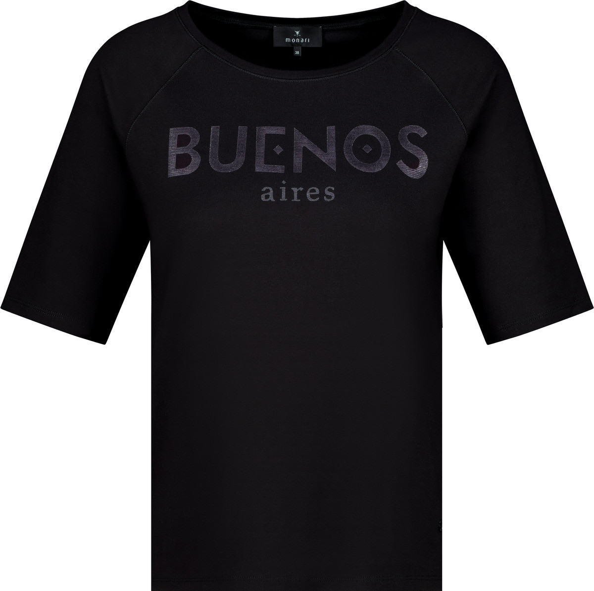 Damen T-Shirt mit Glanzschrift