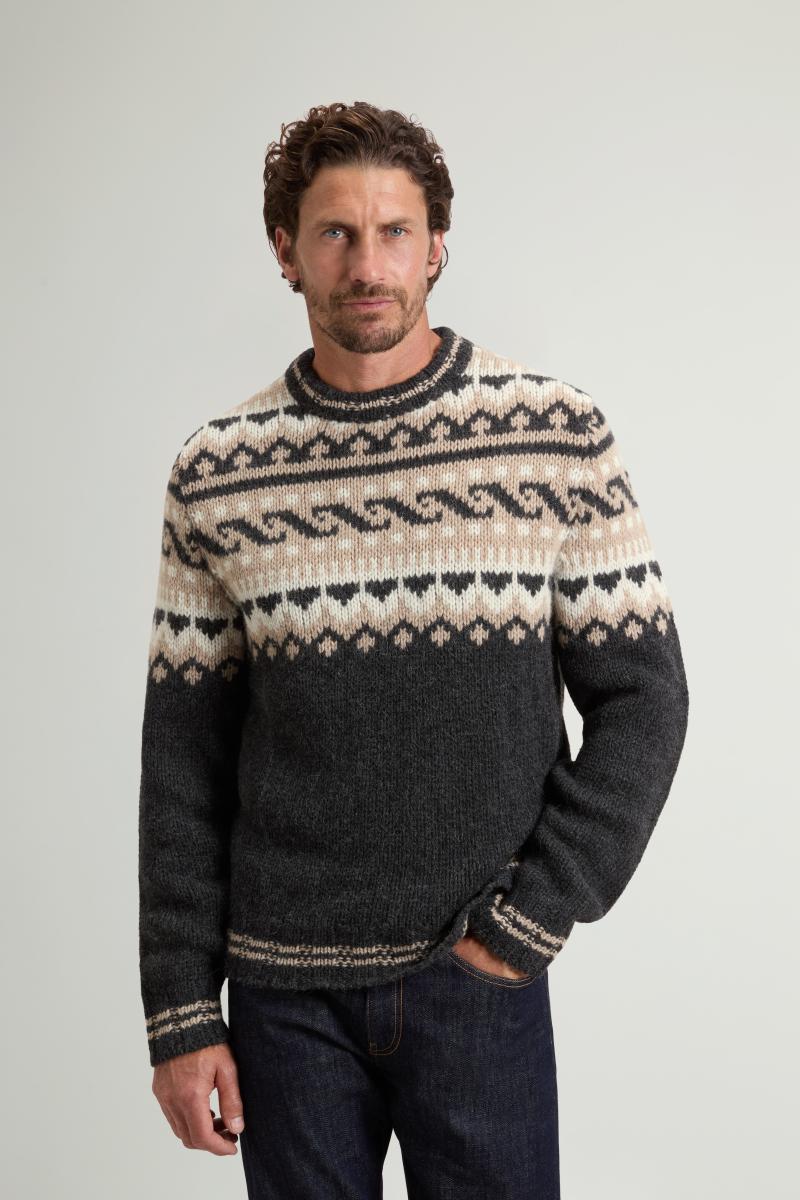 Herren Pullover mit Fair-Isle-Muster