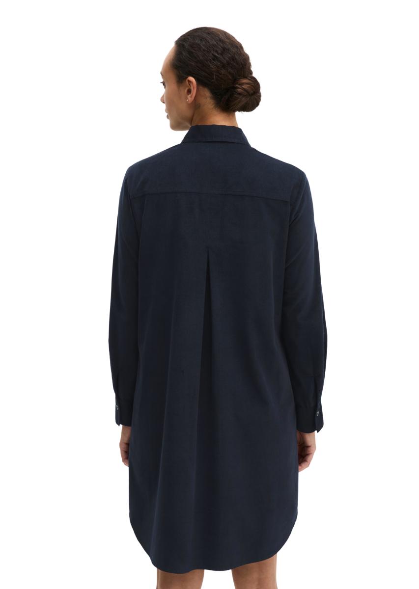 Cord-Hemdblusenkleid Wide