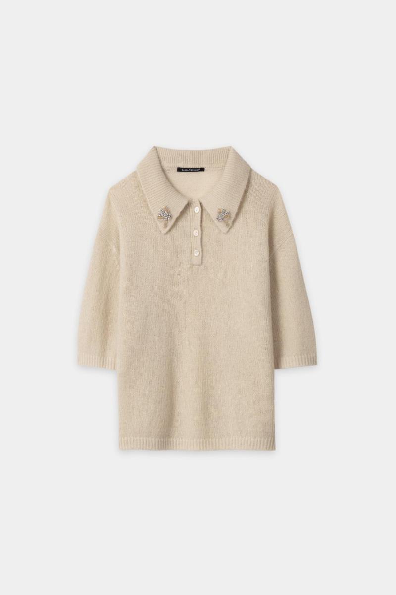 Damen Strickpolo