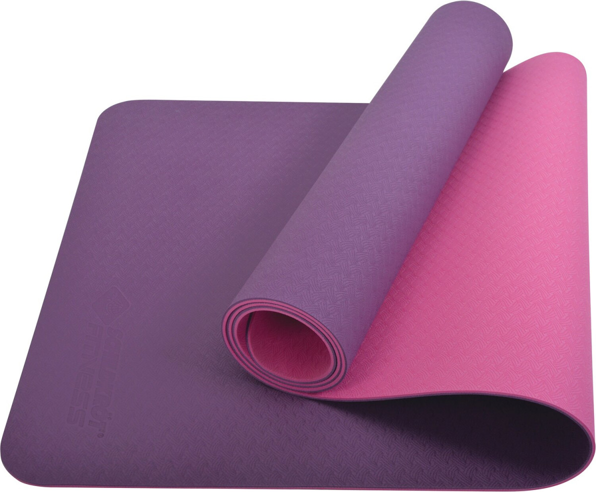 SCHILDKRÖT FITNESS Matte Schildkröt BICOLOR YOGA MATTE 4mm (violet-pink) im Carrybag M-2022