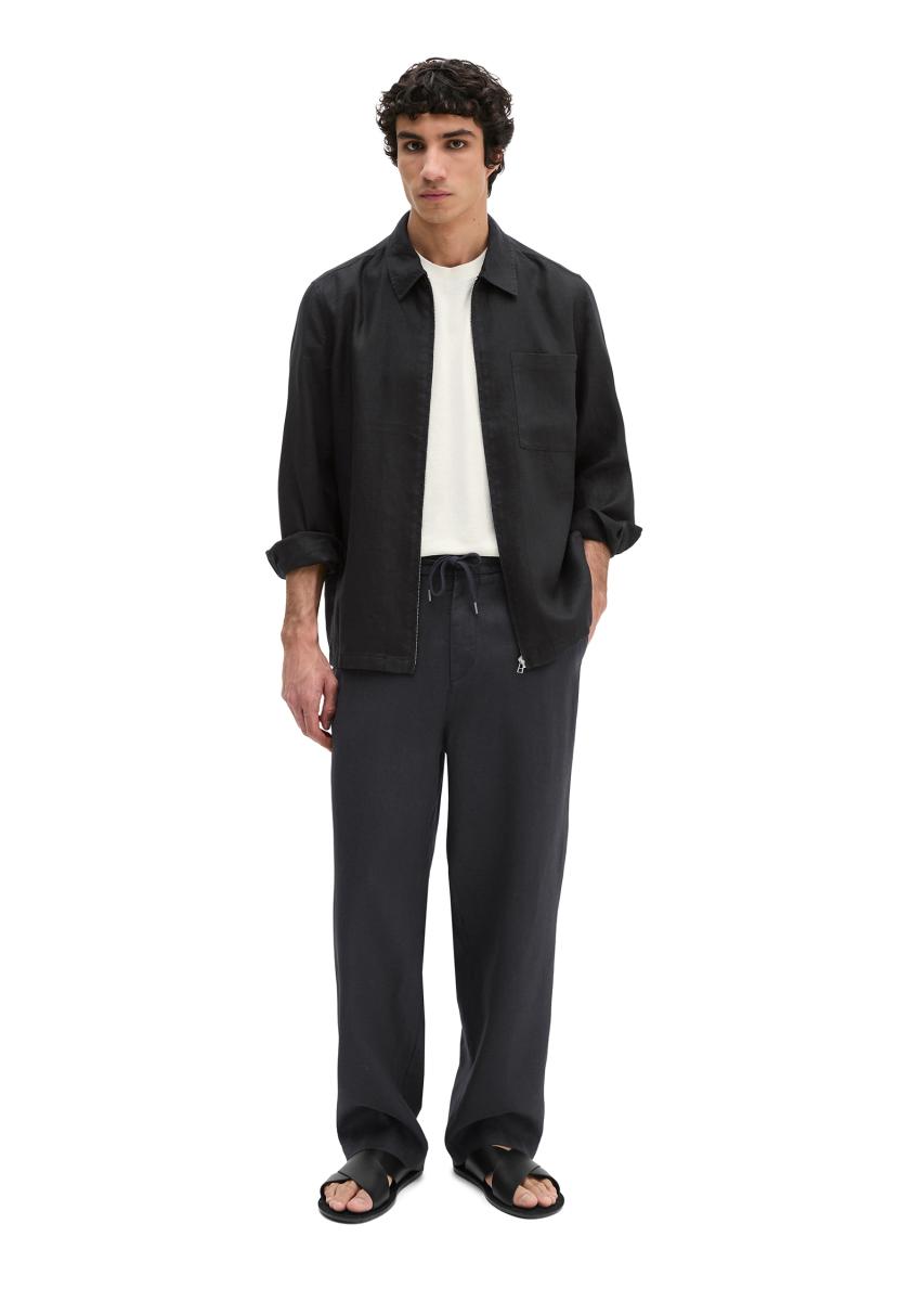 Herren Leinen-Overshirt