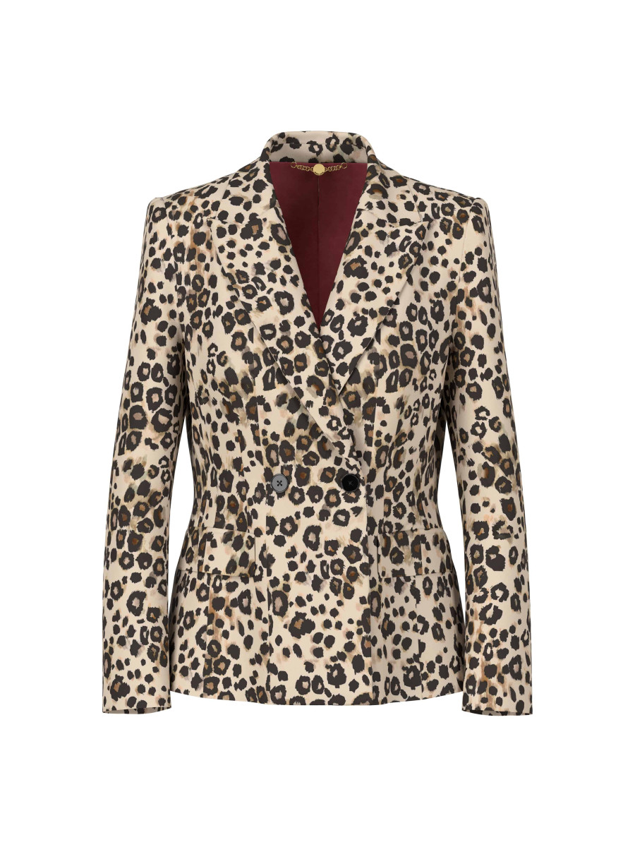 Blazer aus Scuba-Jersey
