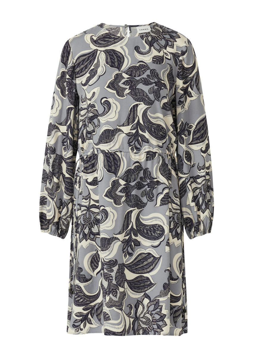 Floral gemustertes Kleid