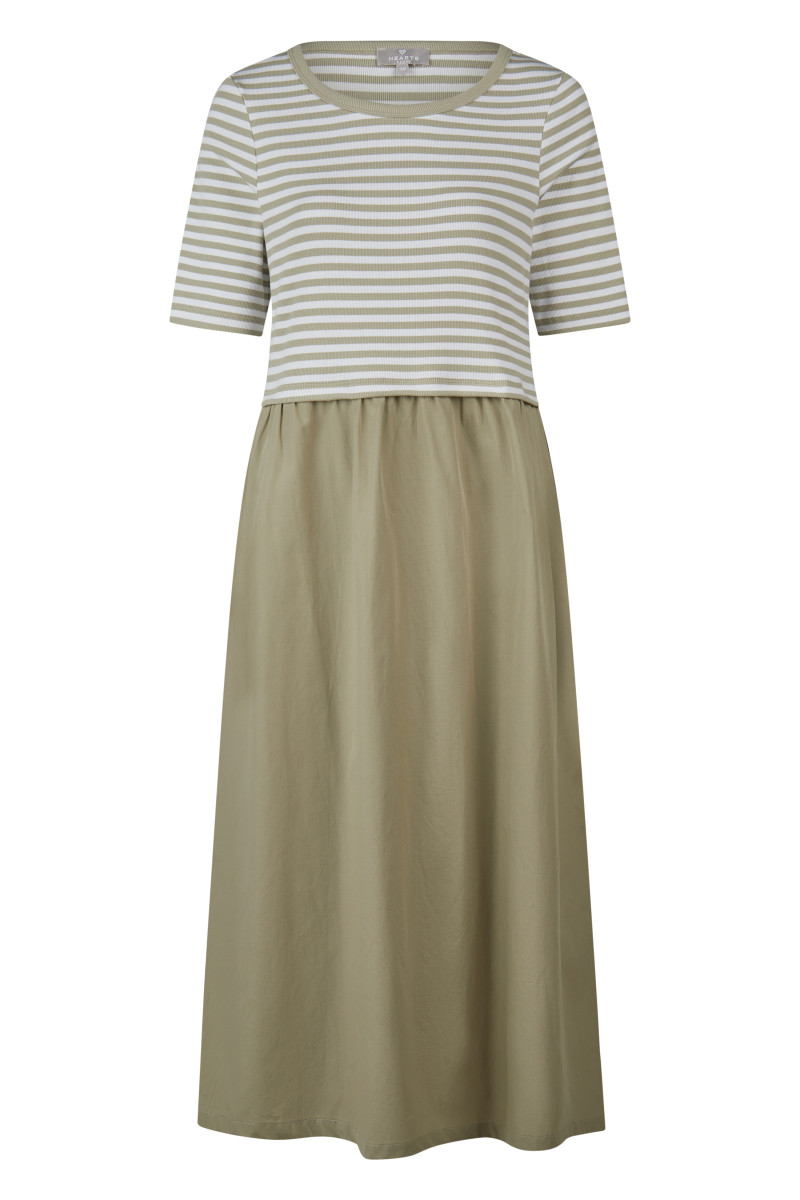Damen Kleid mit gestreiftem Oberteil