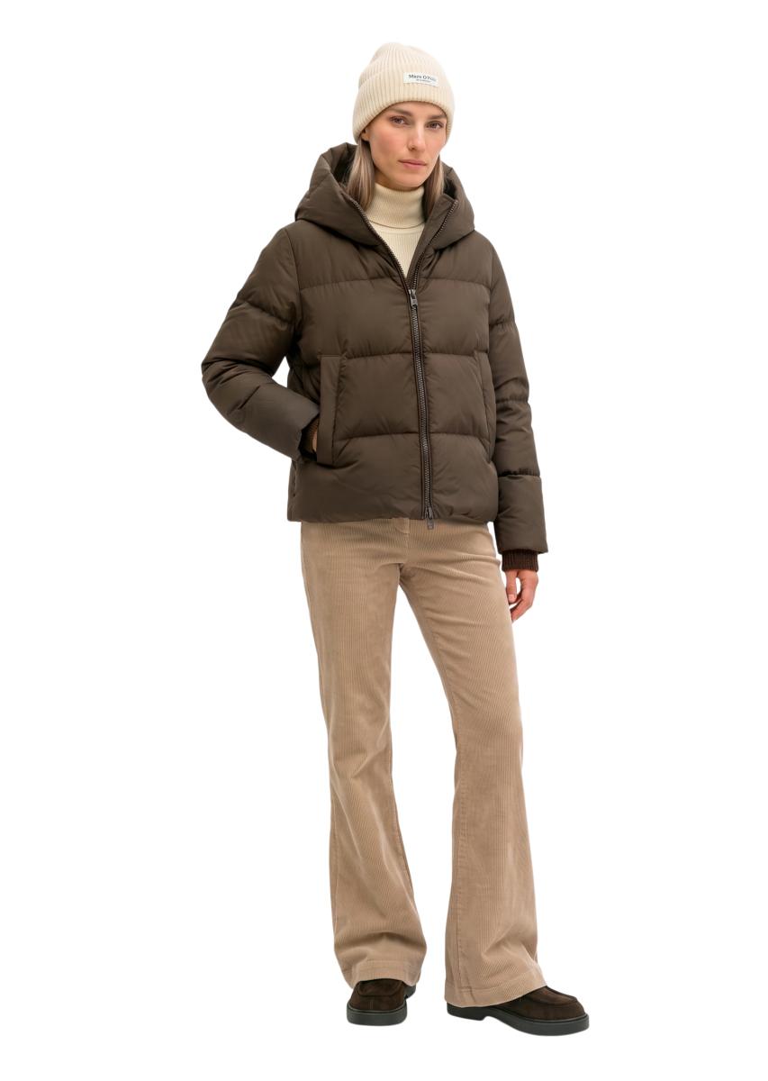 Damen Pufferjacke Mit Kapuze