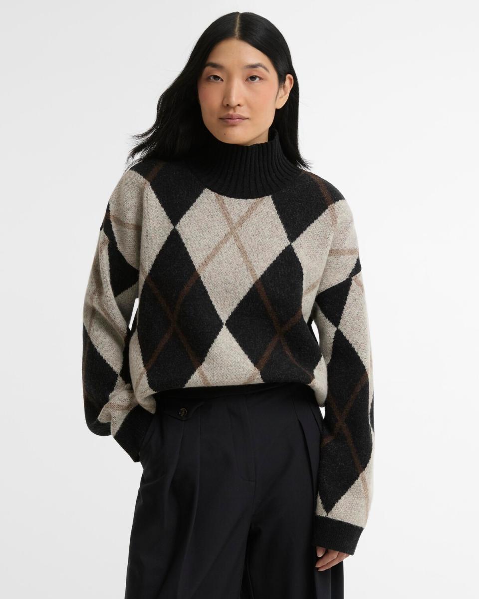 Damen Wollpullover Marlow Argyle