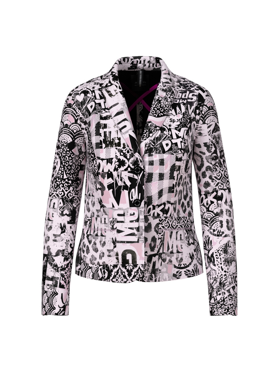 Blazer aus Scuba-Jersey