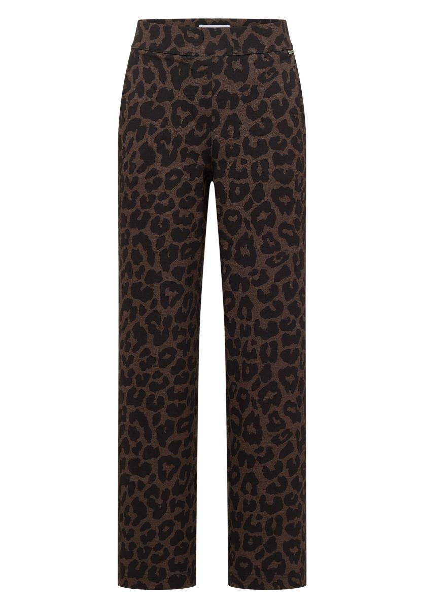 Damen Hose mit Leo-Muster