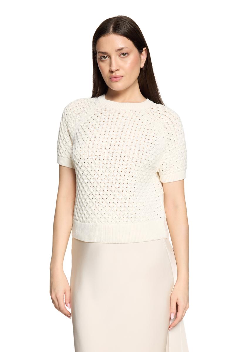 Damen Strickpullover Kurzarm