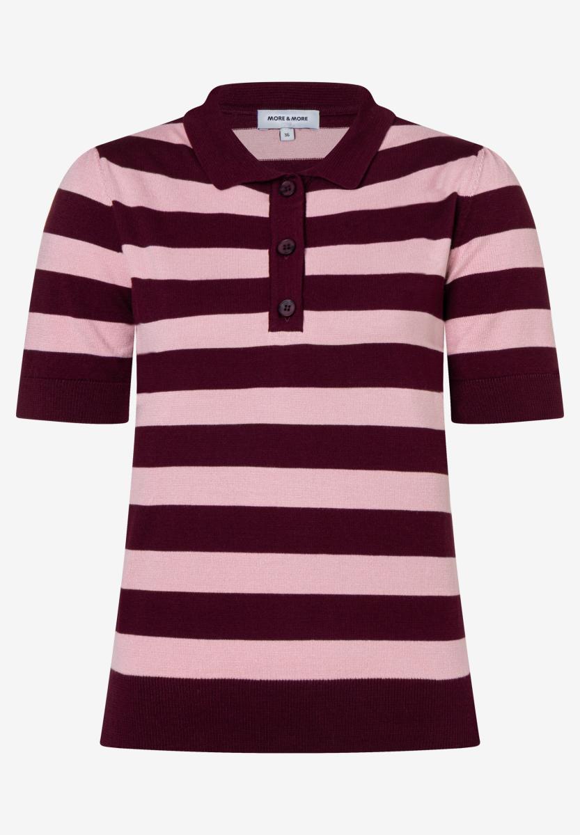 Damen Strick-Poloshirt