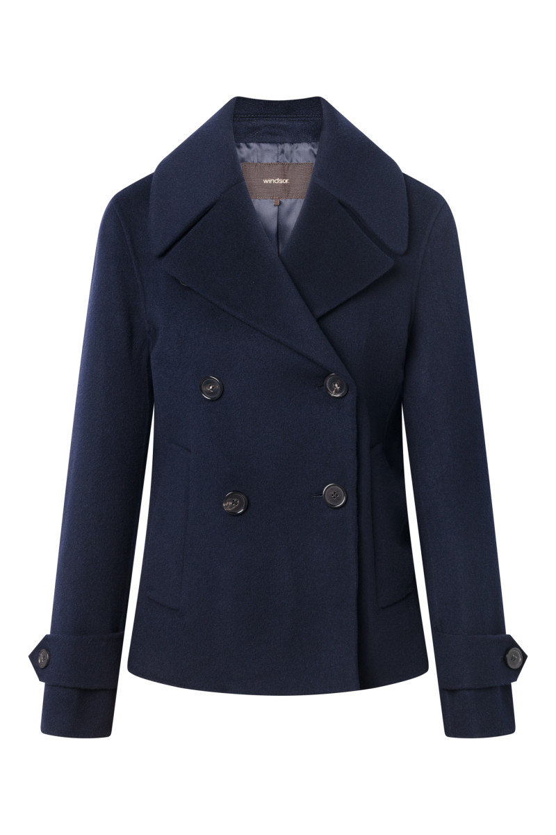 Damen Doubleface-Caban-Jacke