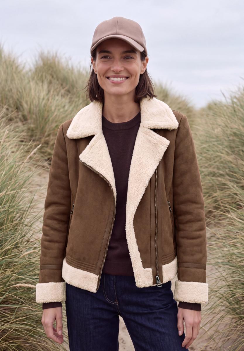 Damen Veloursjacke