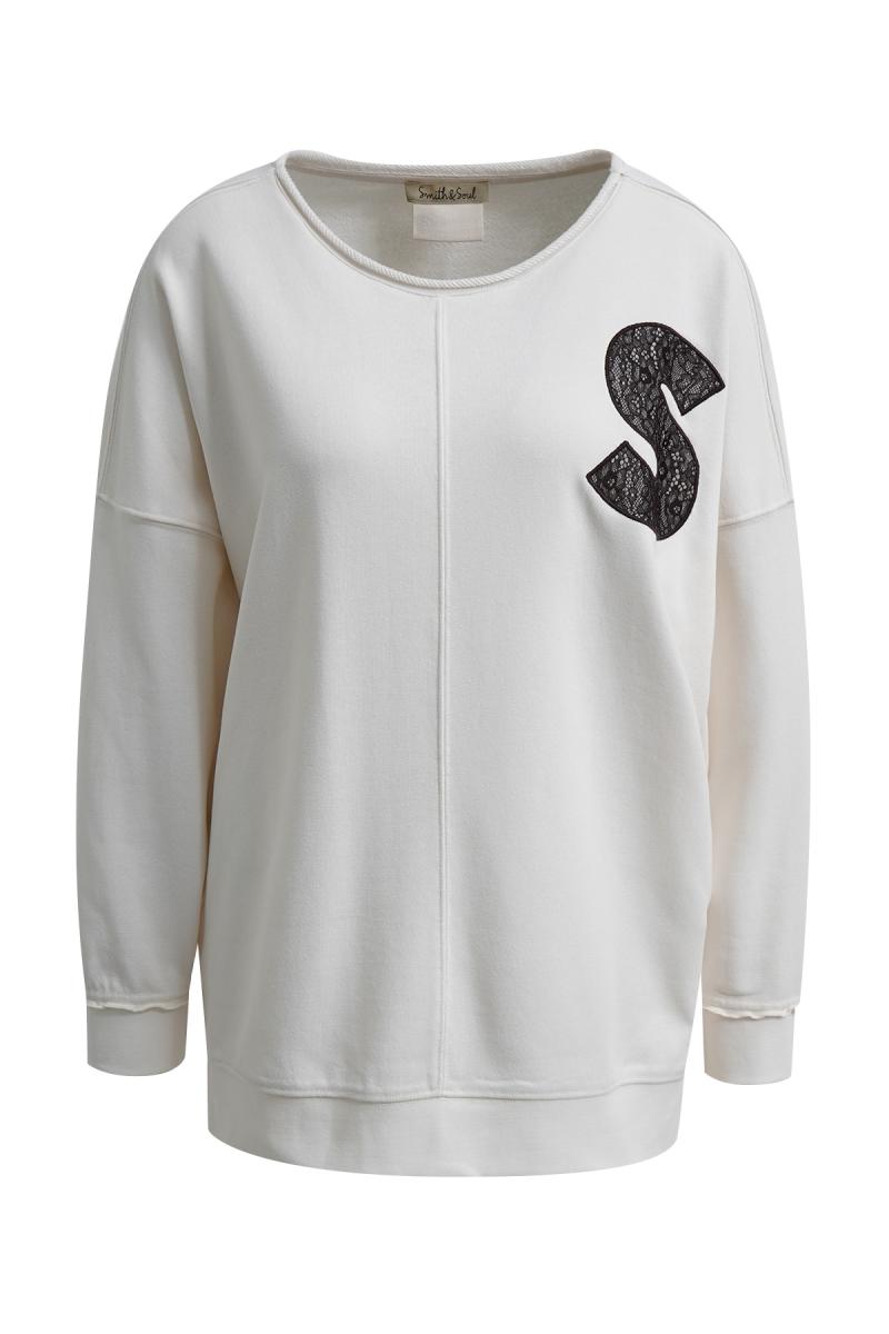 Damen Sweatshirt Lace Wording