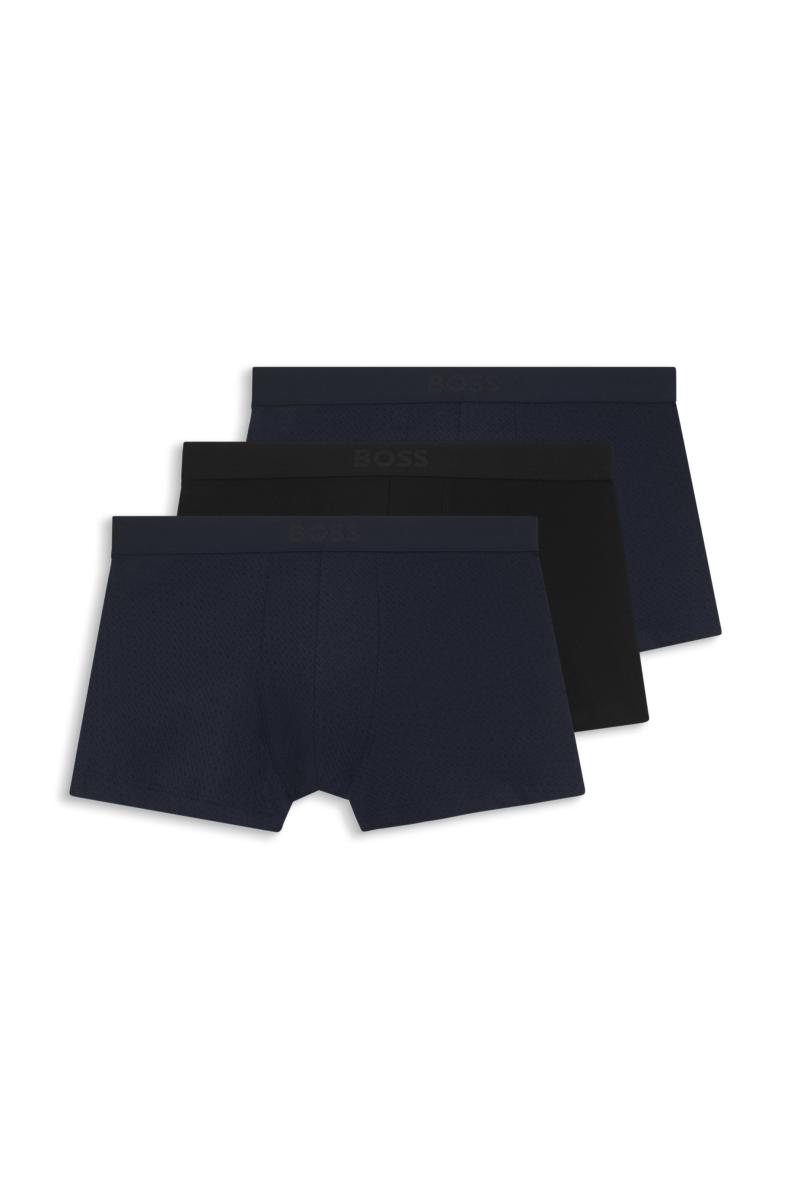 Herren Boxershorts Trunk 3er-Pack