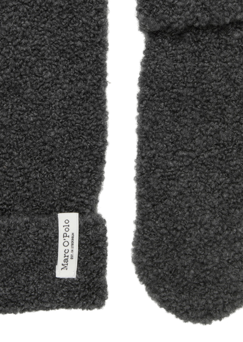 Damen Bouclé-Fäustlinge