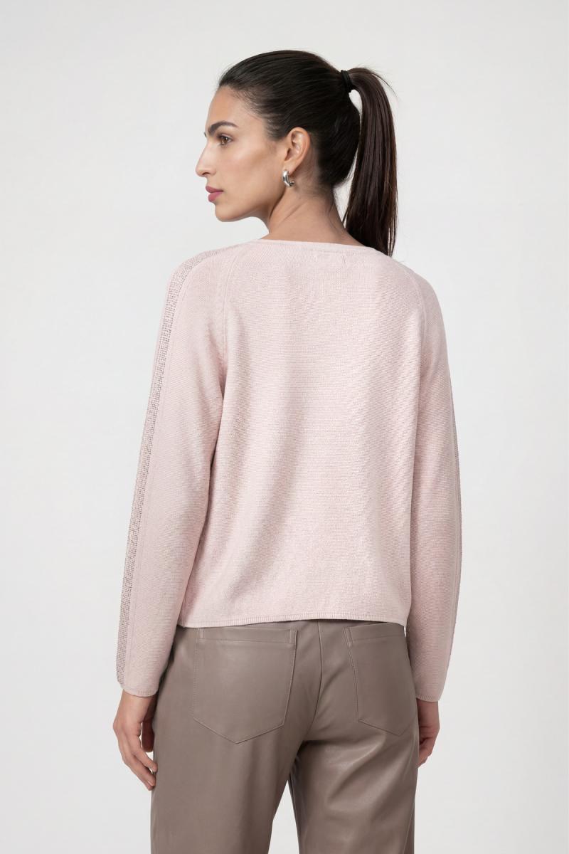 Damen Strickpullover Mit Schmuckakzenten