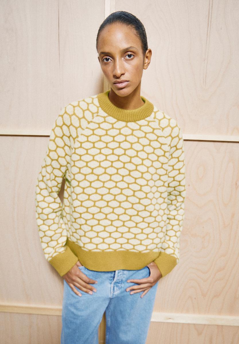 Damen Pullover Multi Dot