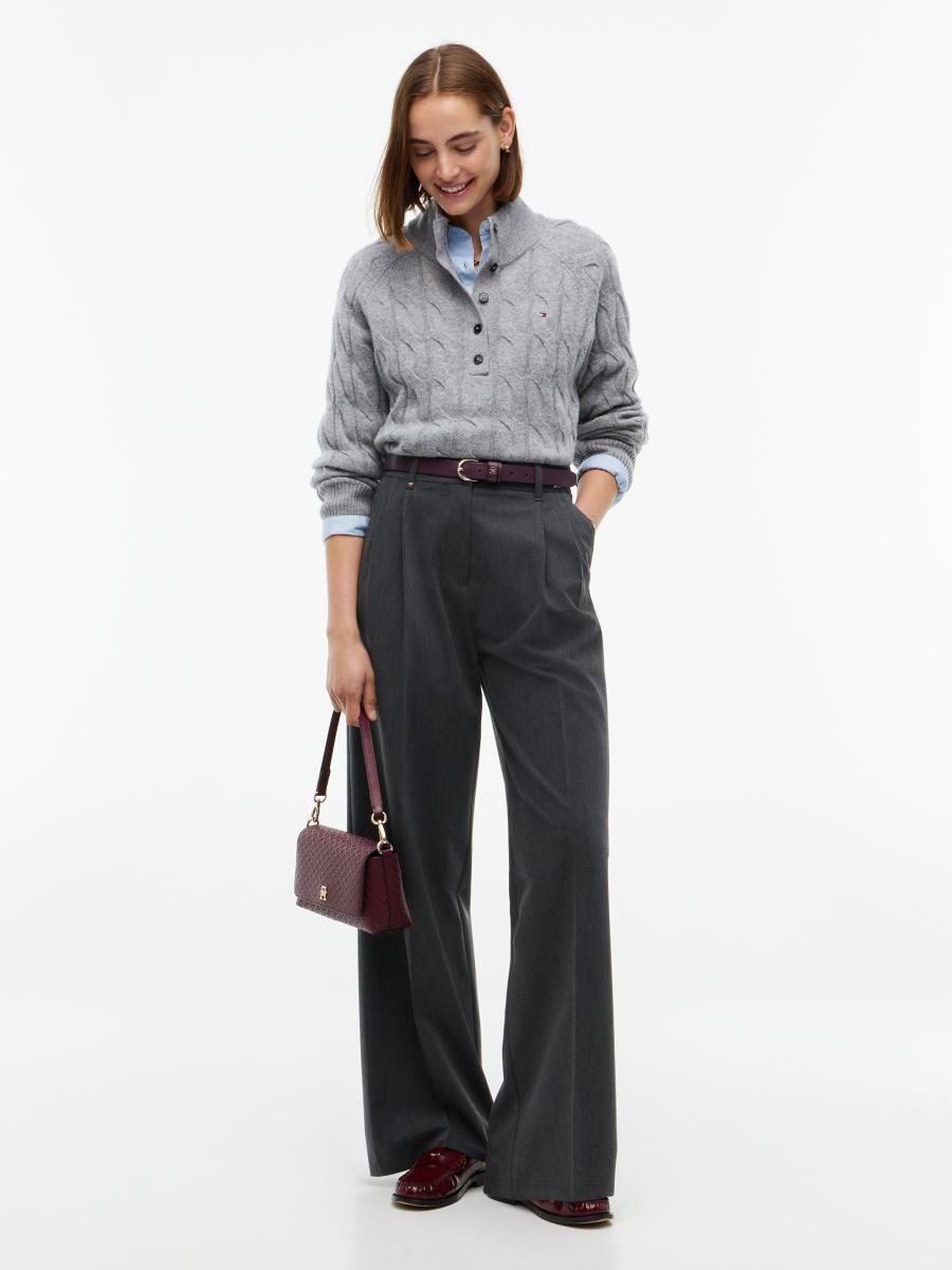 Damen Pullover Henley