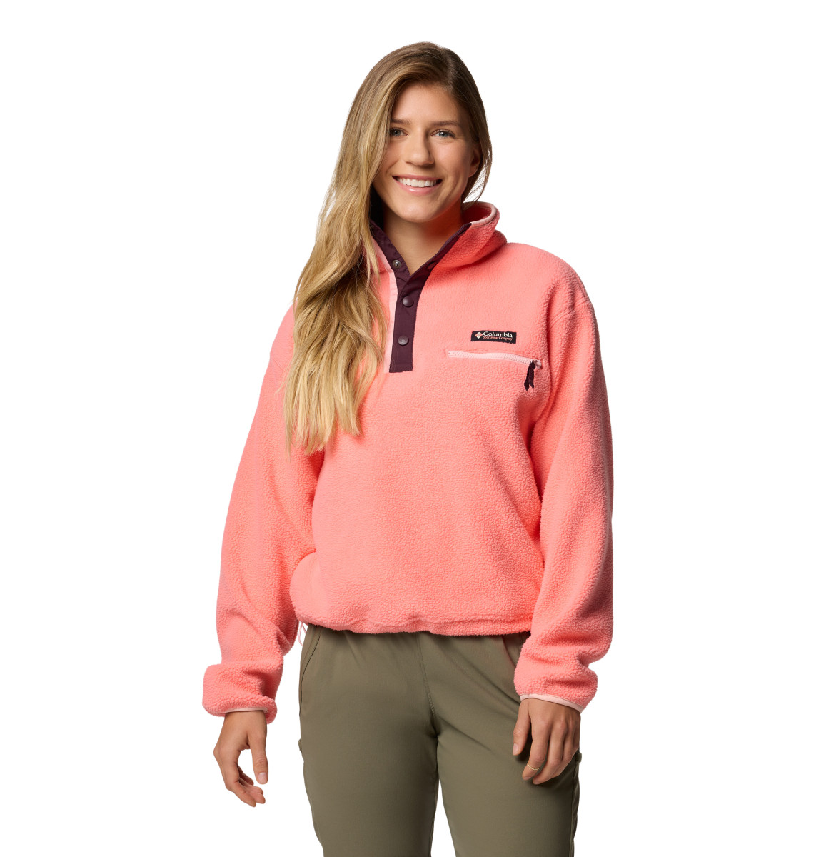 Damen Half-Snap-Fleece Helvetia II