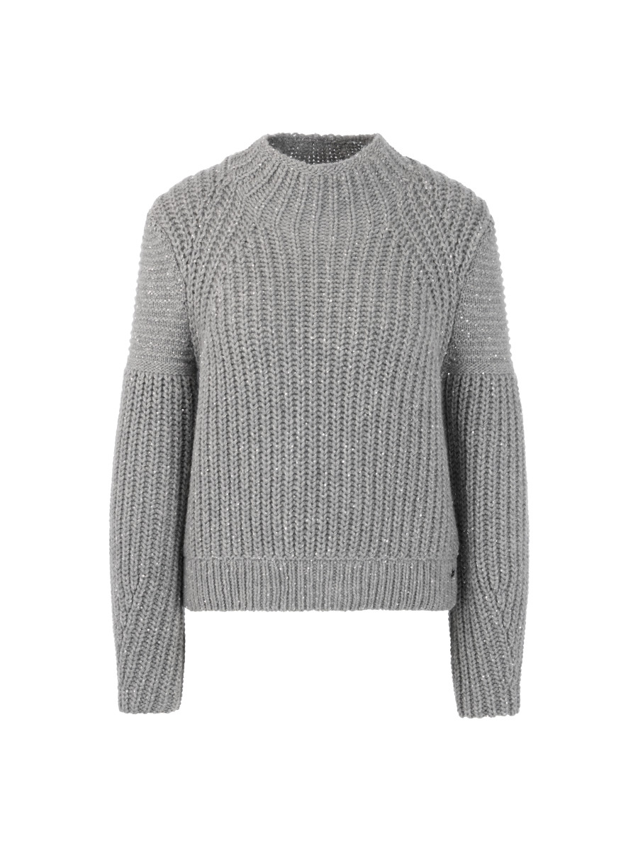 Damen Schimmernder Pullover