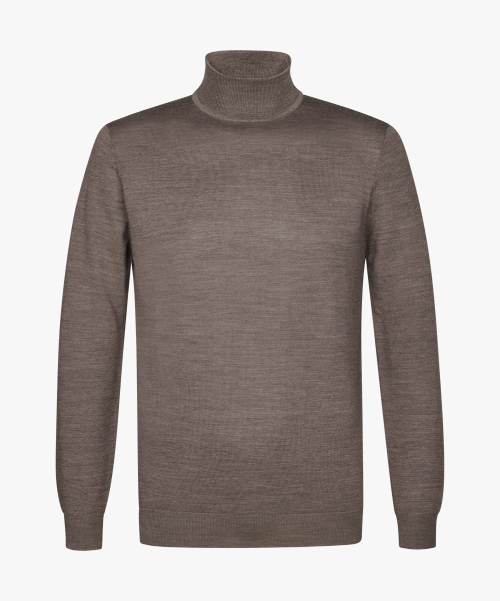 Herren Stehkragenpullover Merino