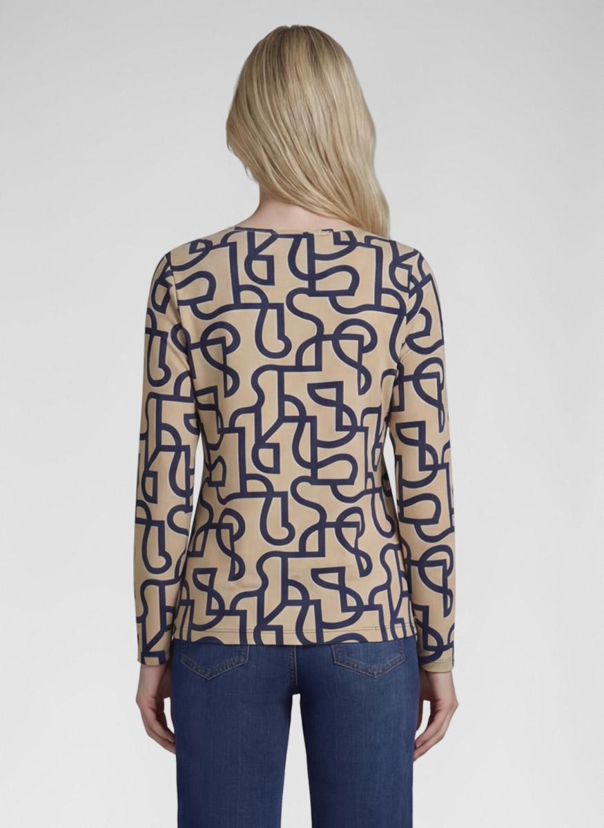 Damen Langarmshirt Checks Please