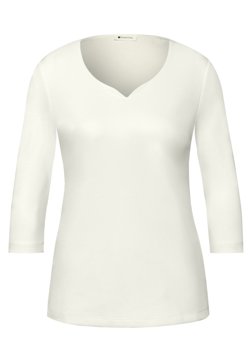 Damen Shirt mit Herzausschnitt