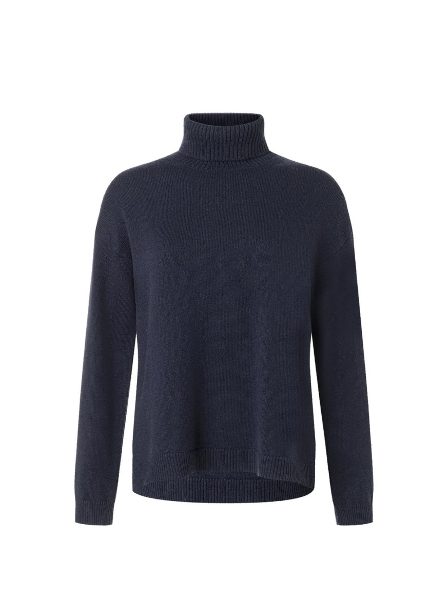Damen Rollkragenpullover Merino