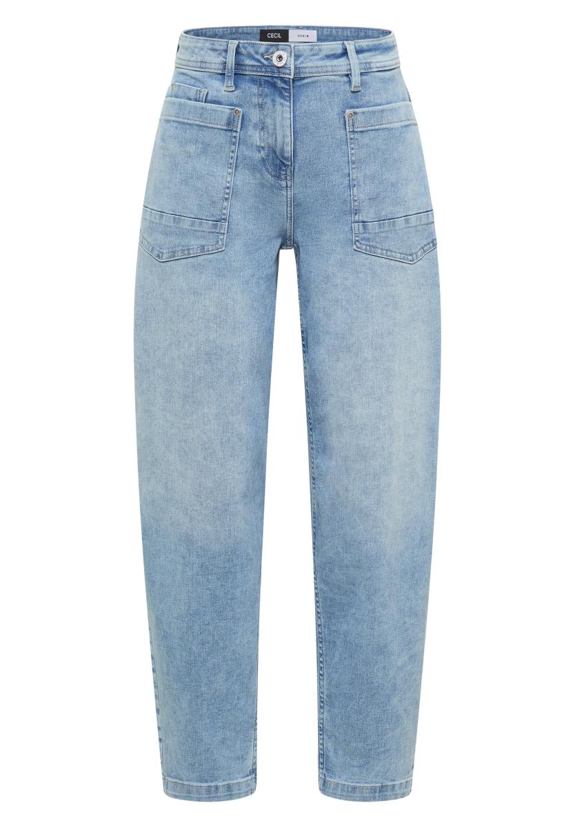 Damen Barrel Leg Jeans