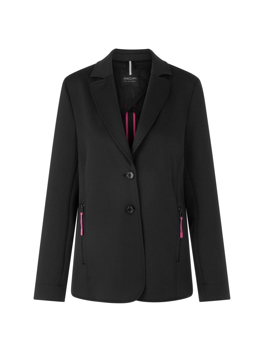 Blazer in Netz-Optik