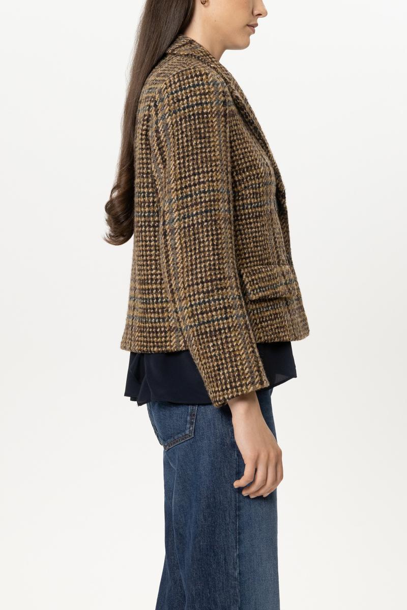 Damen Karo-Cabanjacke