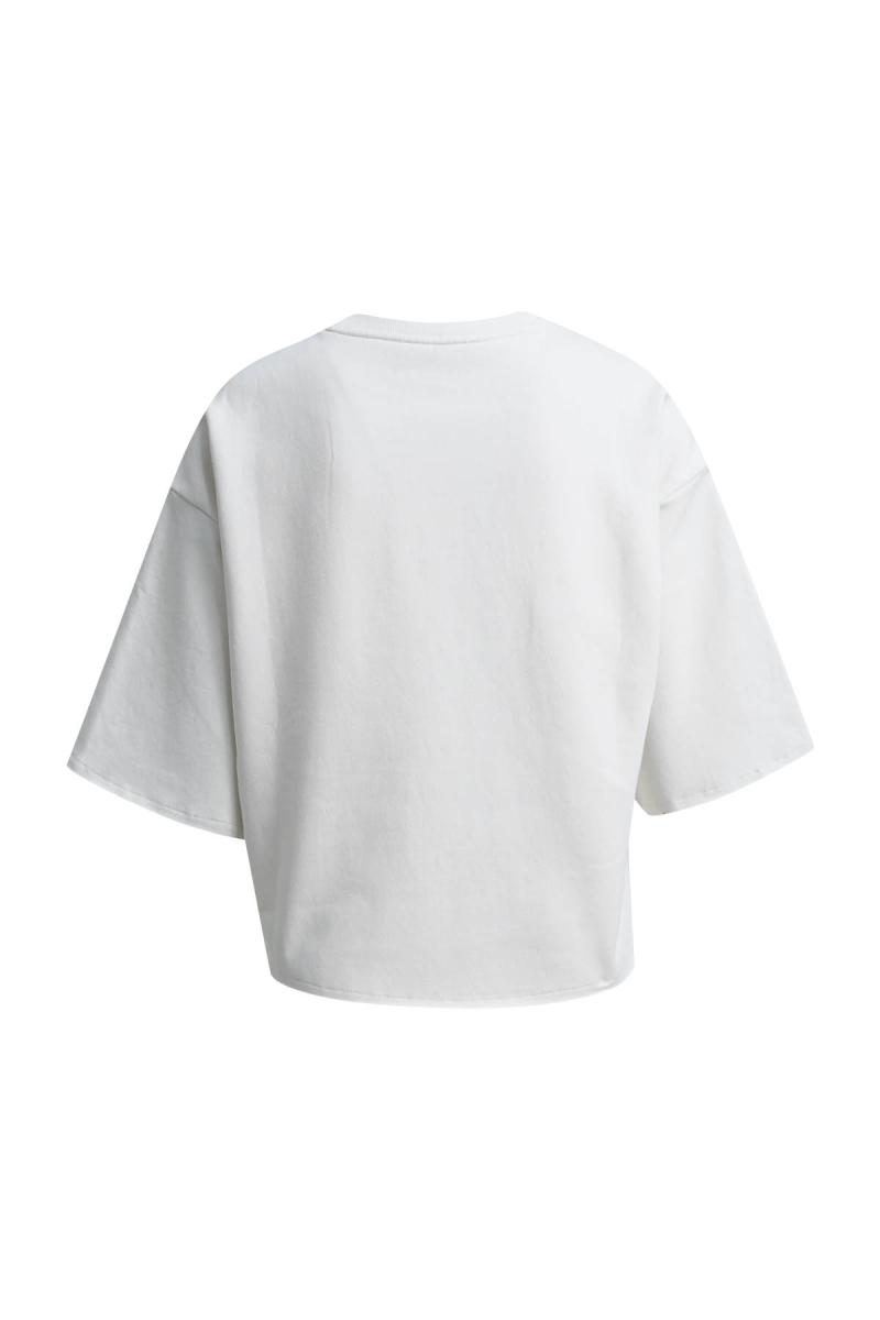 Damen Boxy-Sweatshirt mit 3/4-Arm