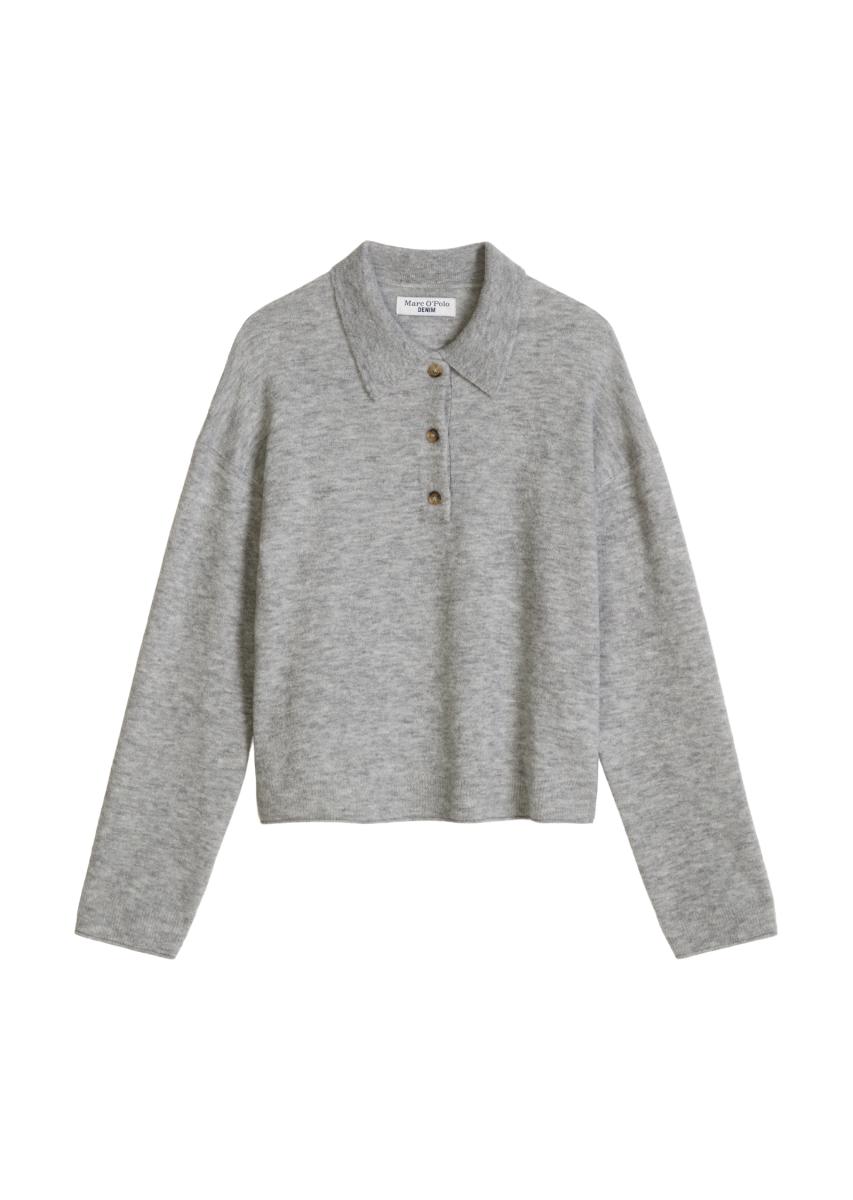 Damen Langarm-Poloshirt