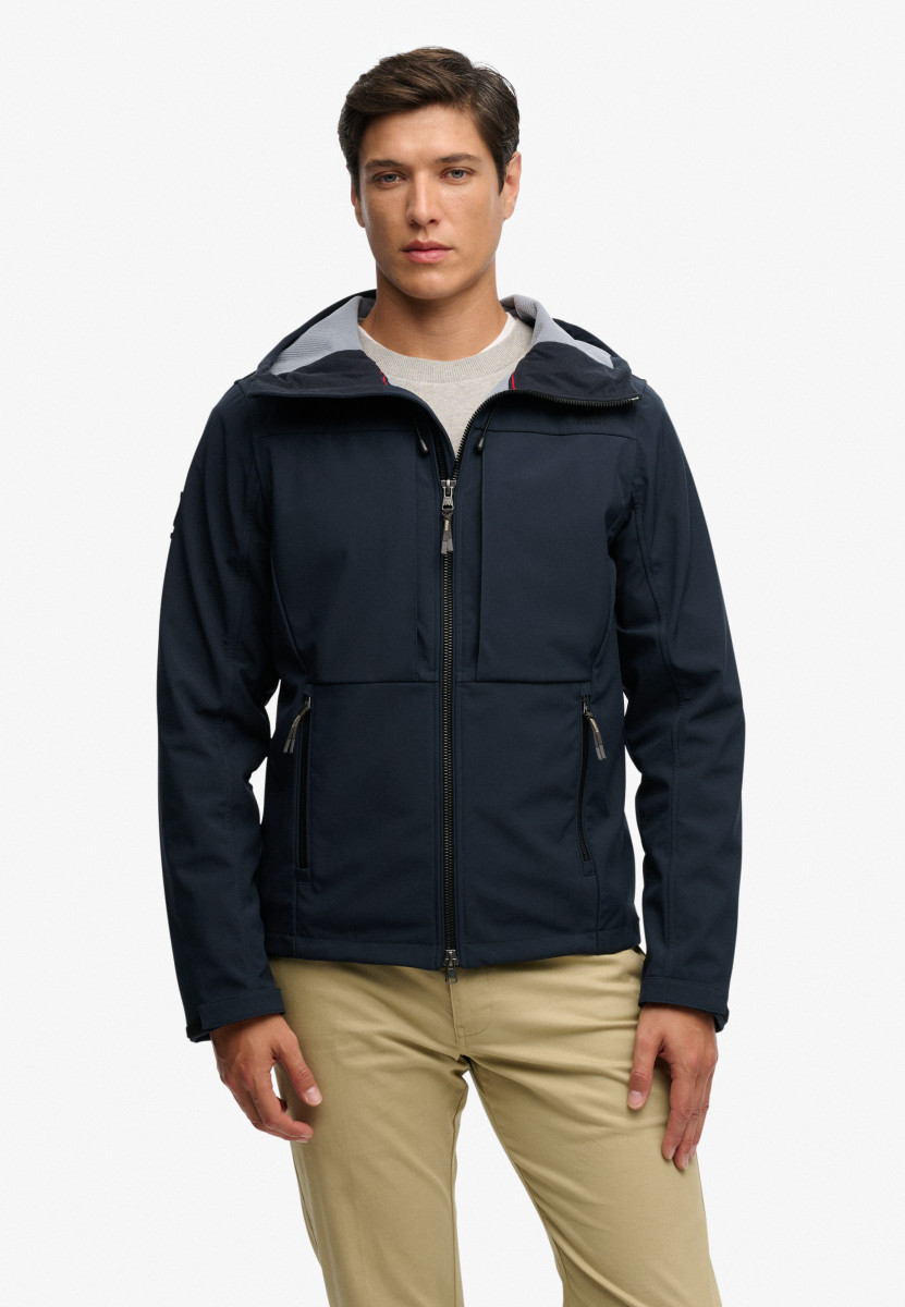 Herren Jacke Trekker mit Kapuze