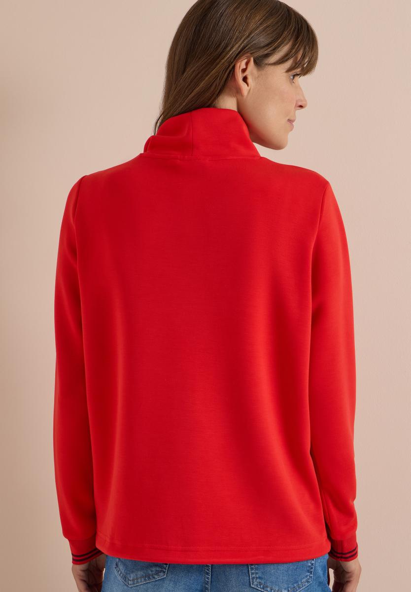 Damen Langarmshirt mit Stehkragen