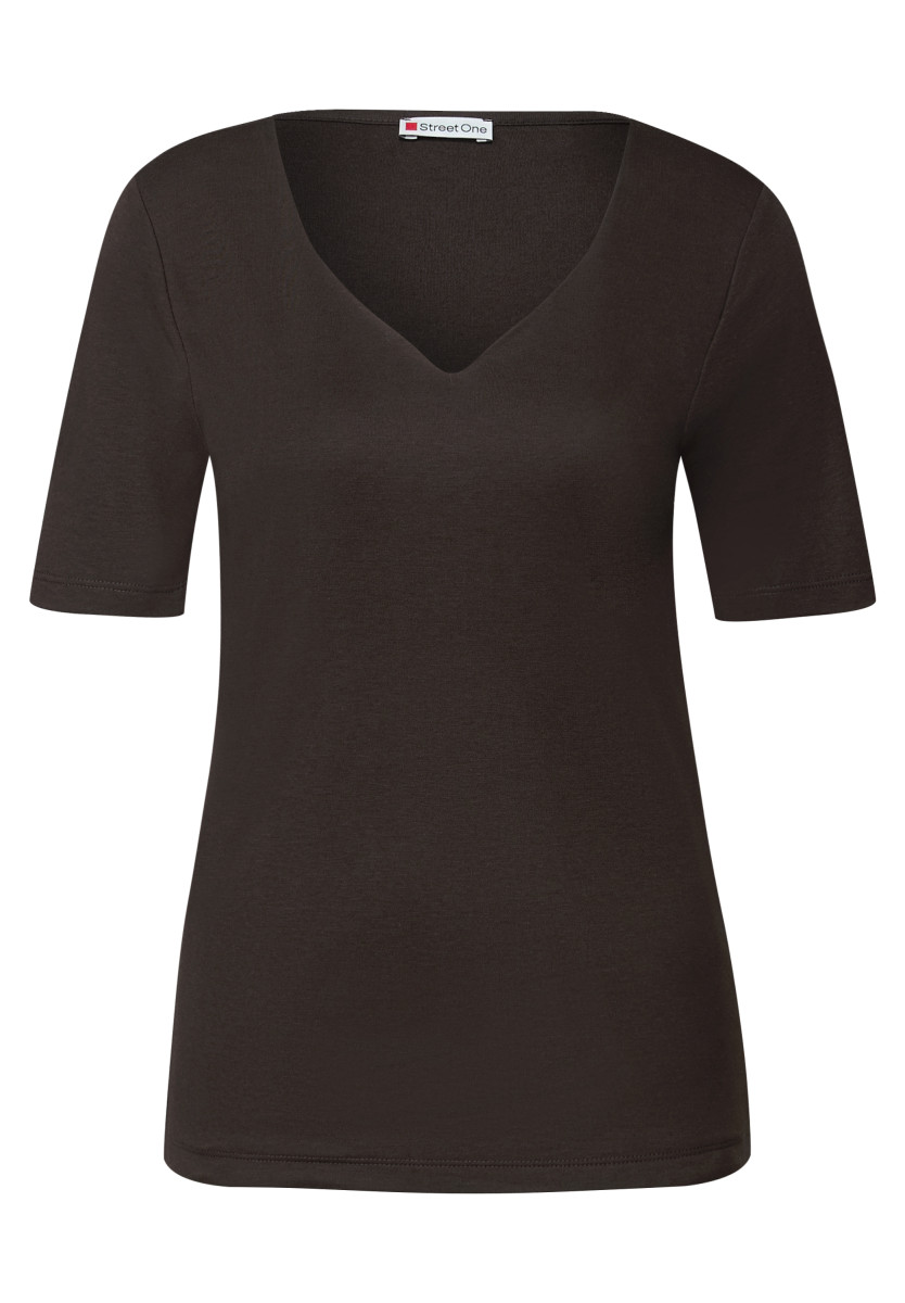 Damen T-Shirt mit Herzausschnitt