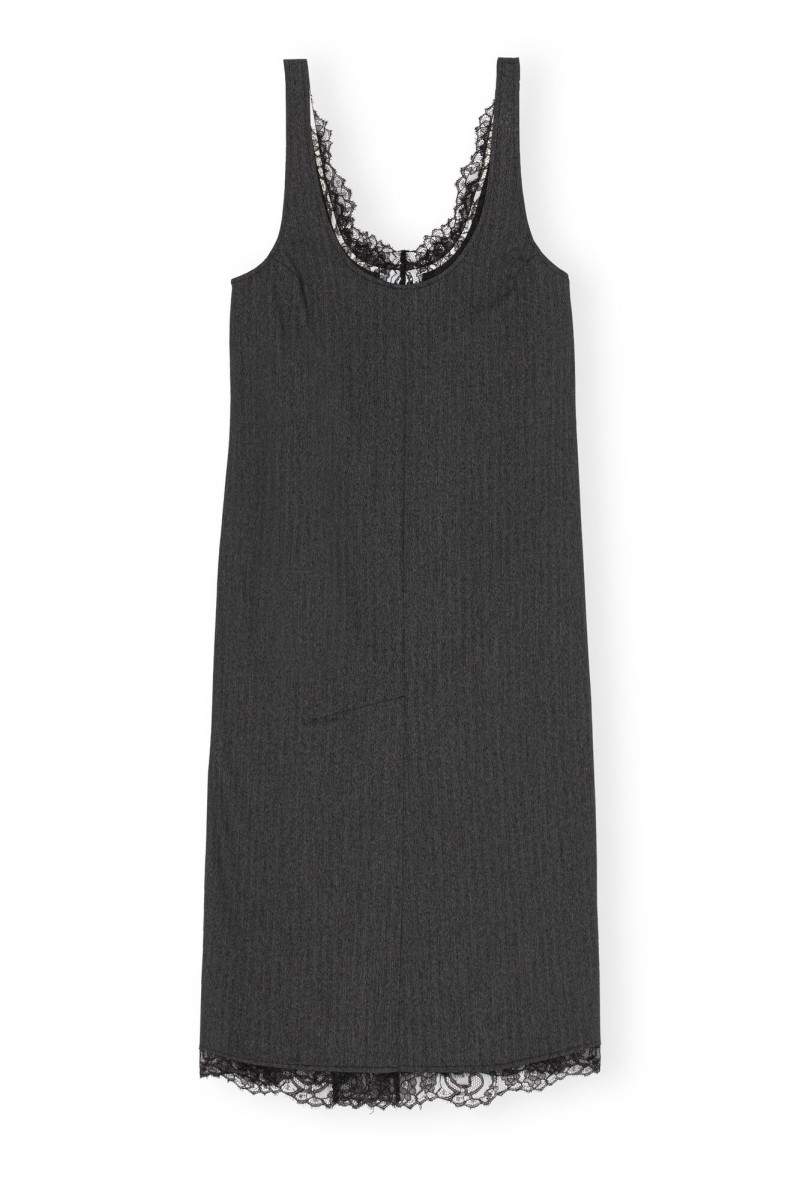 Drapiertes Midikleid