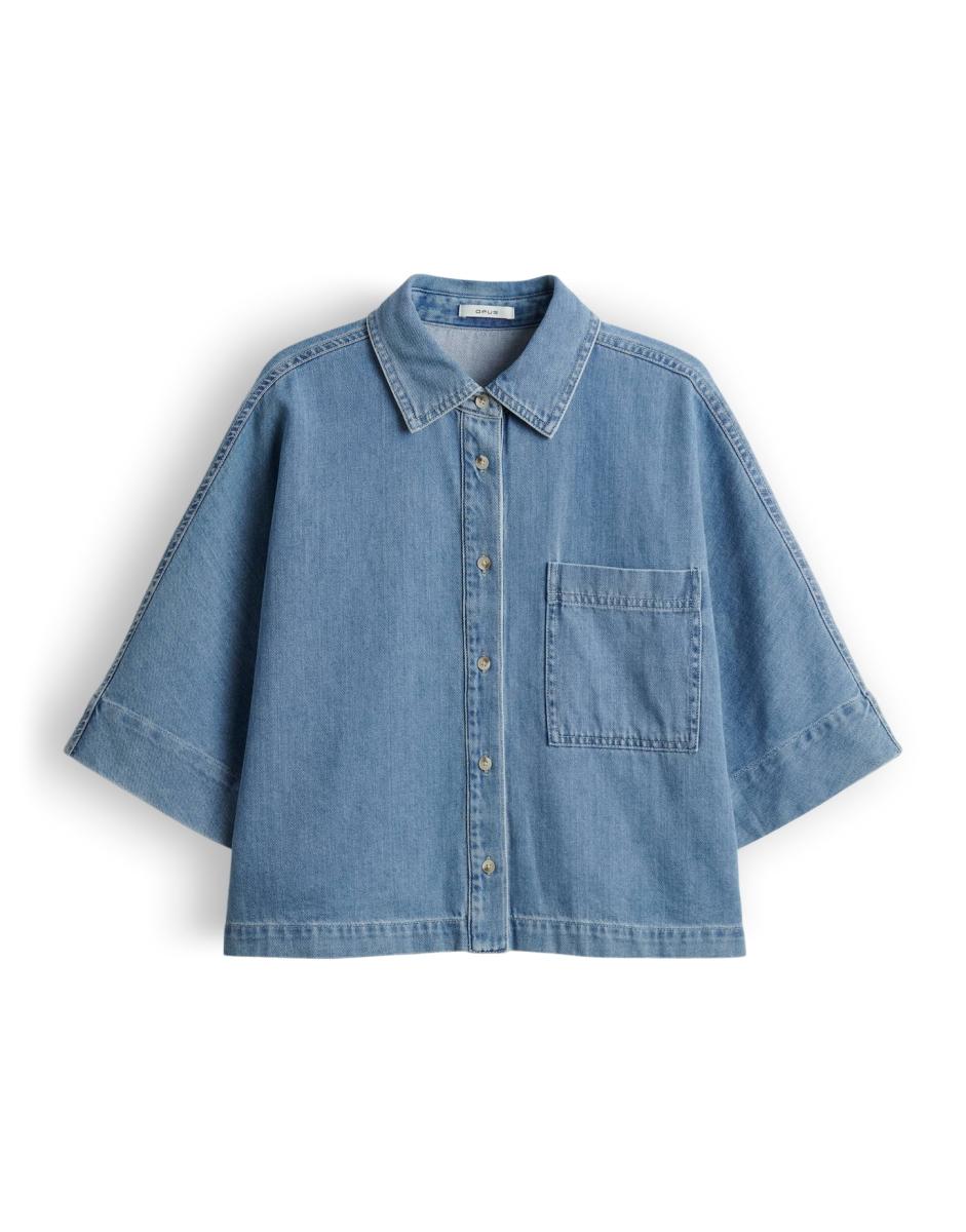 Jeansbluse Fyndra